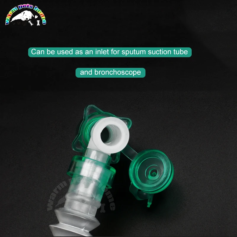 10pcs Disposable Anesthesia Breathing Circuit Thread Extension Tube Retractable Suction Tube L-shaped Rotary Joint