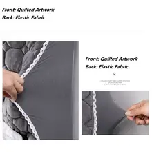 European Short Plush Bed Head Cover #4