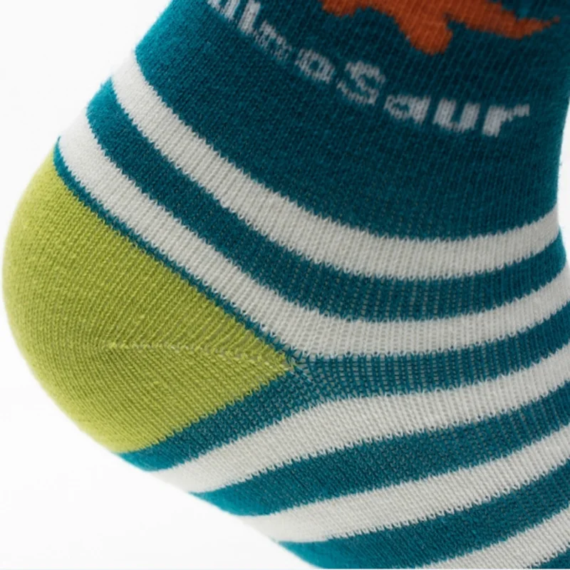 Chaussettes en coton pour enfants, motif de dinosaure de dessin animé mignon, chaussettes pour garçons et filles, printemps et automne, 2 à 12 ans,