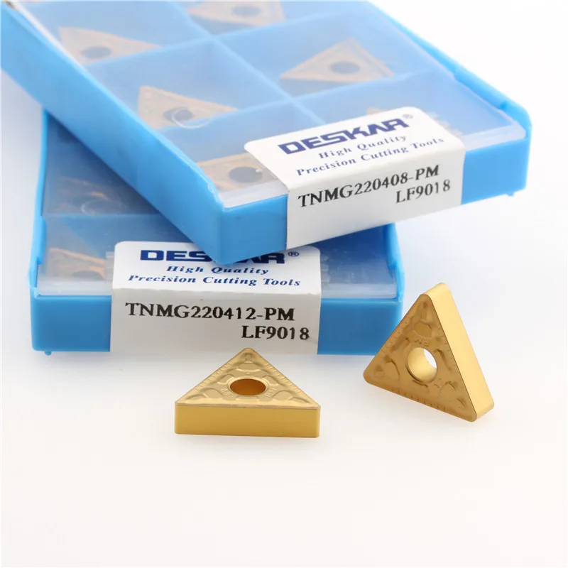 10 pces tnmg160404 tm lf9018 cm pm tm cq r duro liga carboneto torneamento inserções torno ferramenta cortador para aço
