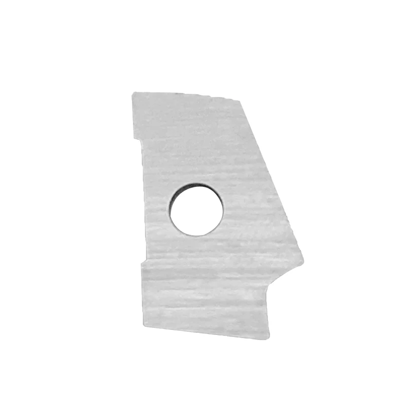 10 قطعة كشط شفرة أدوات النجارة السكاكين مكشطة ل حافة النطاقات آلة 22.3*14*2 مللي متر R2/3 #2