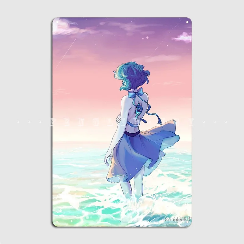 Lapis Lazuli That Distant Shore Steven Universe Poster Metal Plaque Wall Pub Home Customize Wall Decor Tin Sign Poster