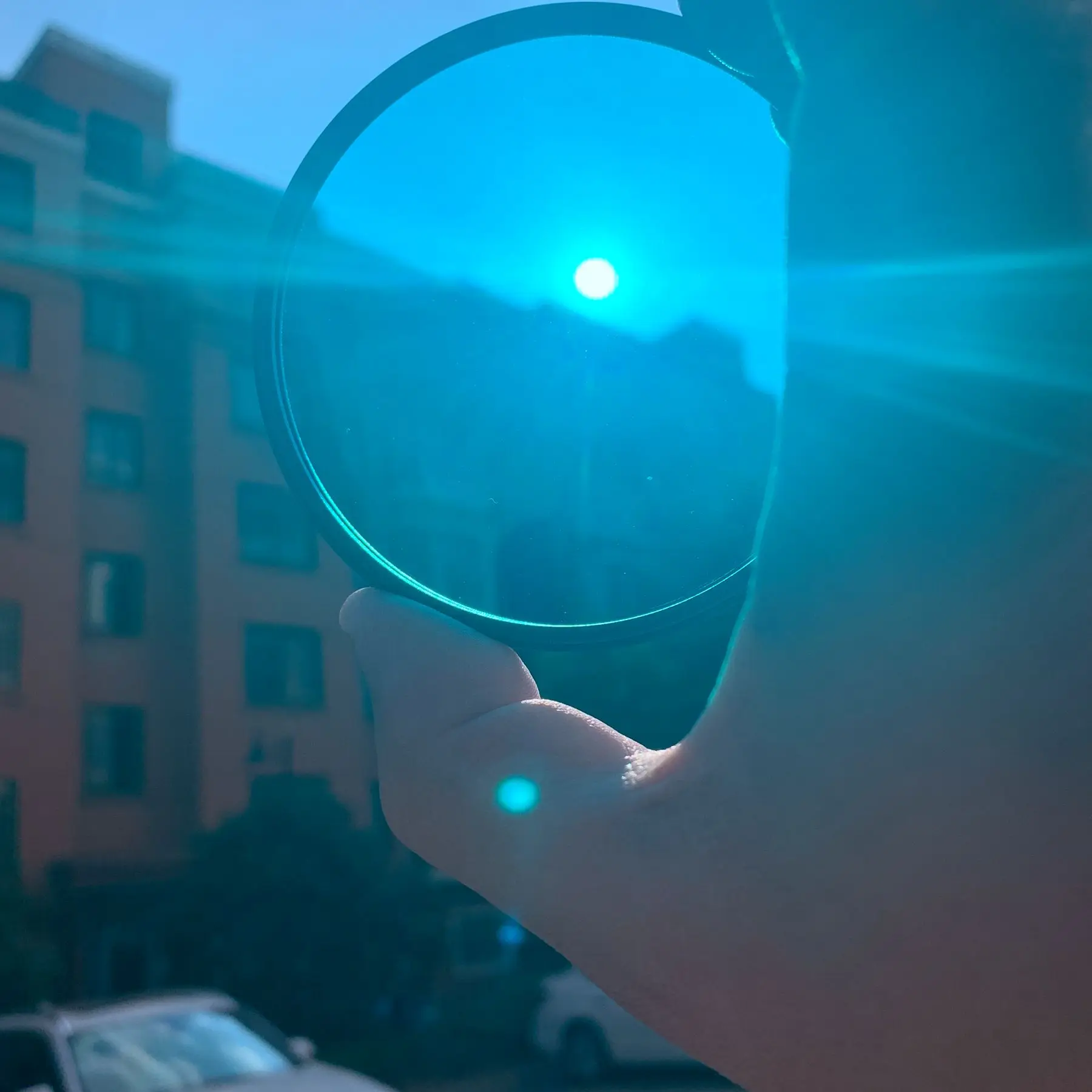 Cada tipo 5 pces diâmetro 49mm com armação de metal zwb2 e bg39 filtro de vidro óptico