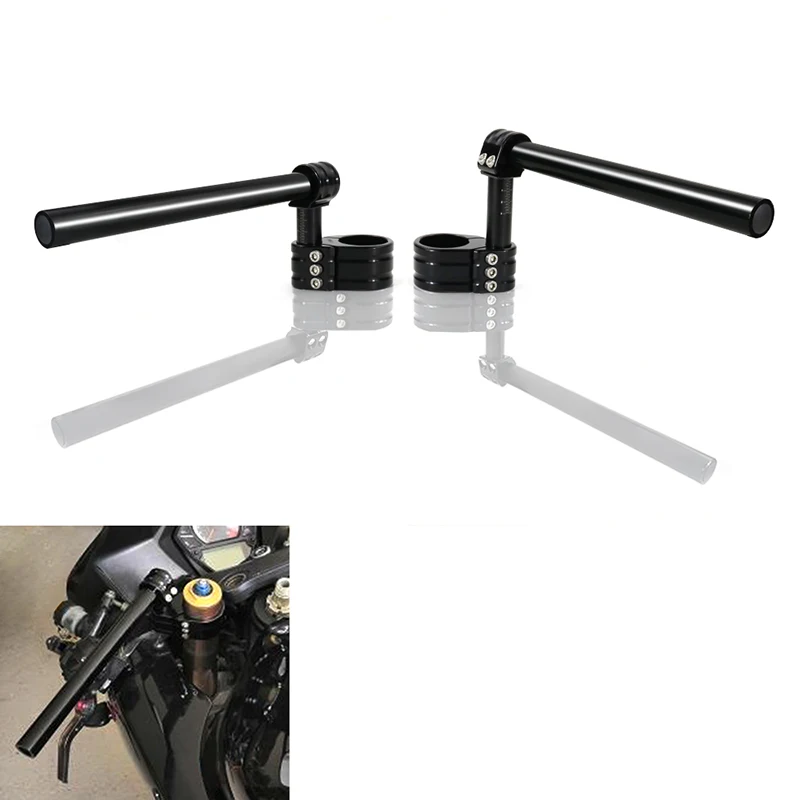 Adjustable Handlebar 37mm Clip-On Handle Bar Raiser Fit For Kawasaki Ninja 250r 300R Fit For SUZUKI GS500 For CBR250R CBR 300 R