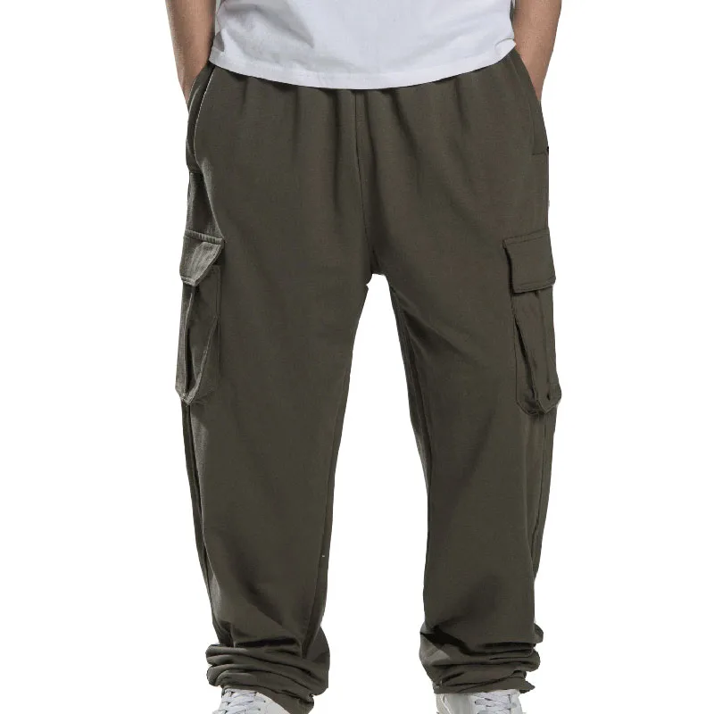 Autumn Spring Plus Size Trousers Men 5XL 6XL 7XL 8XL 9XL Waist 140cm Cotton Cargo Pants