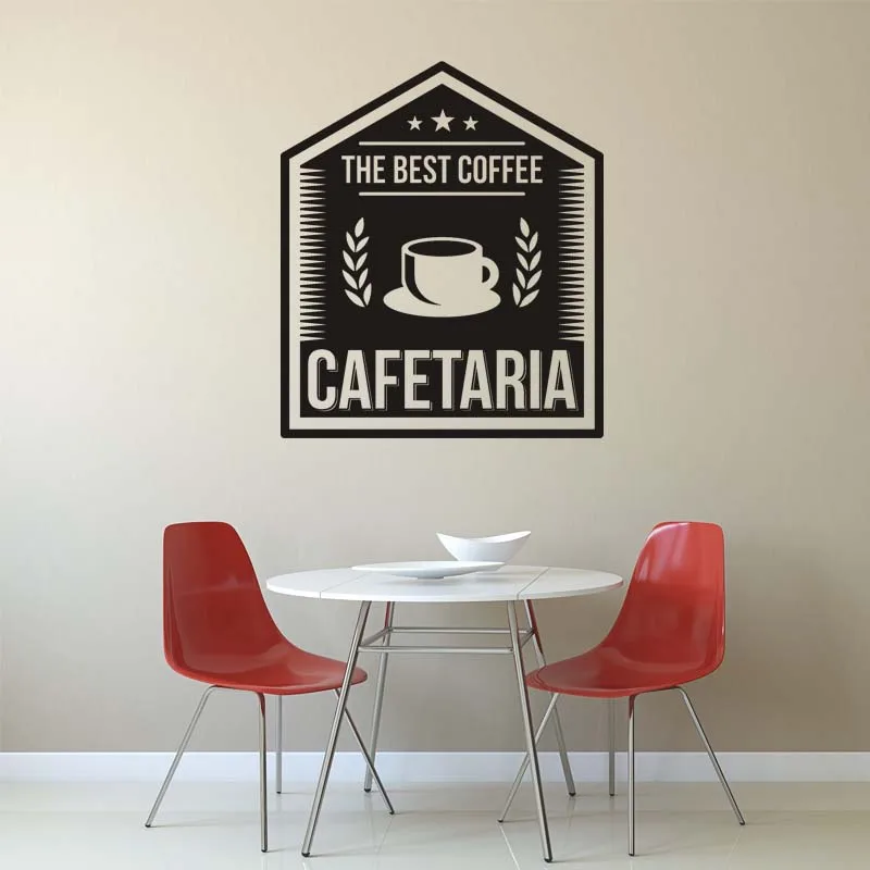 Coffee Shop Coffee Originale Cafetaria Best Coffee Sign Mug Logo Cafe Decor Highest Quality Wall Cup Decal Sticker Vinyl