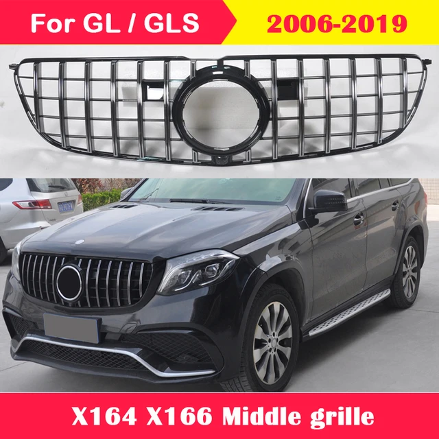 AbsグリルGL350gl400gl500gls450 for mamamaBegtバンパー (メルセデス用)-Benz gl gls x164  x166 2006-2019垂直バーグリル - AliExpress