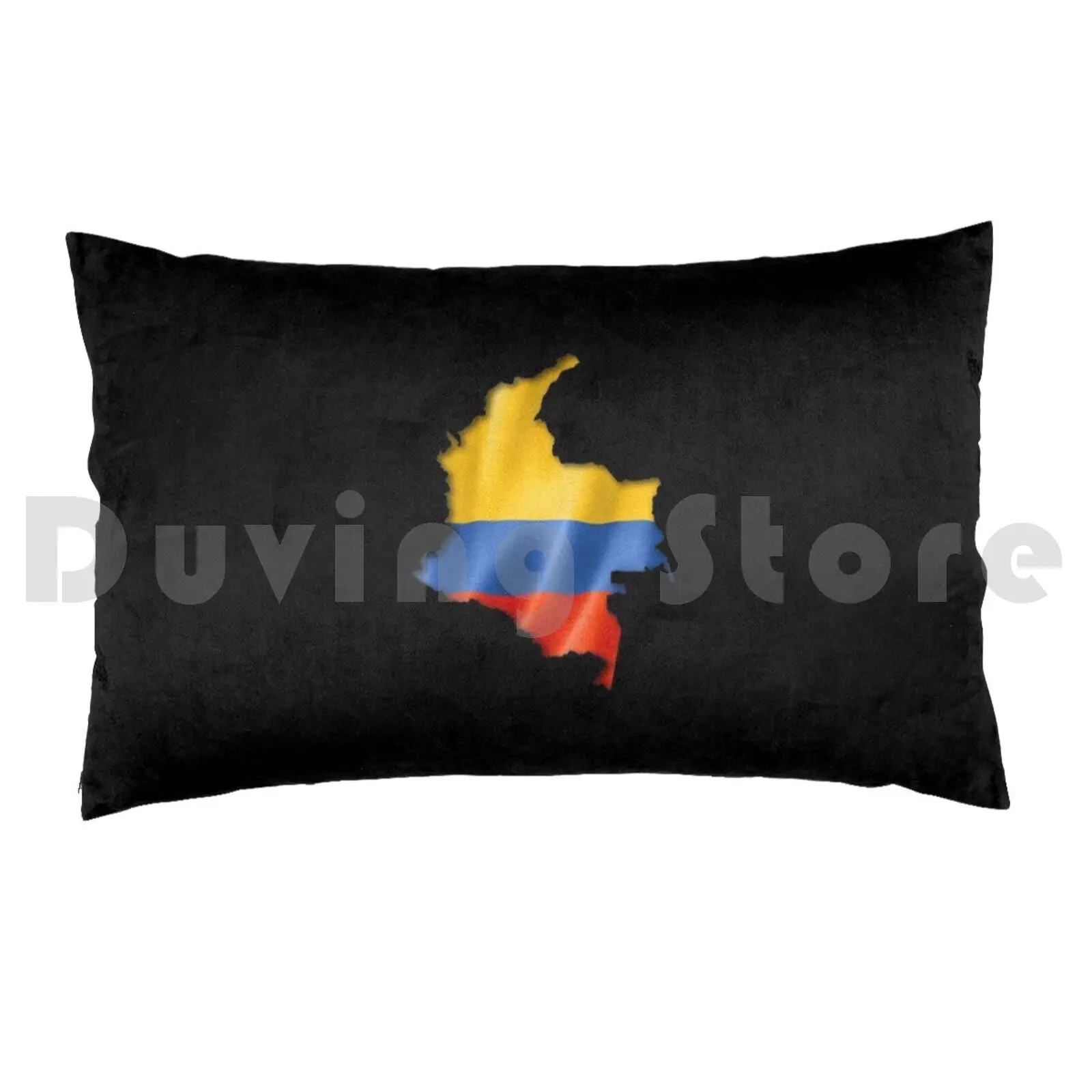 Colombia Flag Country Shape-Gift For Colombian From Colombia Pillow case 40x60 1815 Colombia