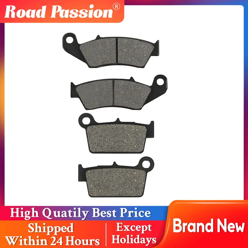 Road Passion Motorcycle Front and Rear Brake Pads For KASAWAKI KX250F KX 250 F KLX450R/A KLX 450 R/A KX450F KX 450 F FA185 FA367