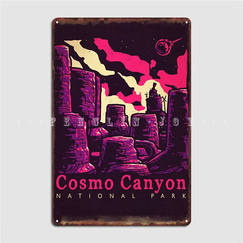 Cosmo Canyon National Park By Ronan Lynam Metal Plaque Poster Plaques Wall Pub Customize Home Tin Sign Poster