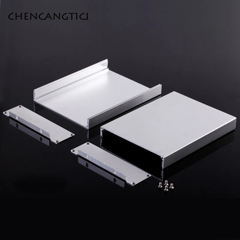 Alumínio Alloy Meter Enclosure Chassis, DIY Qualidade Circuit Board, PCB Instrument Box, 114x33x120, 150, 1 Set