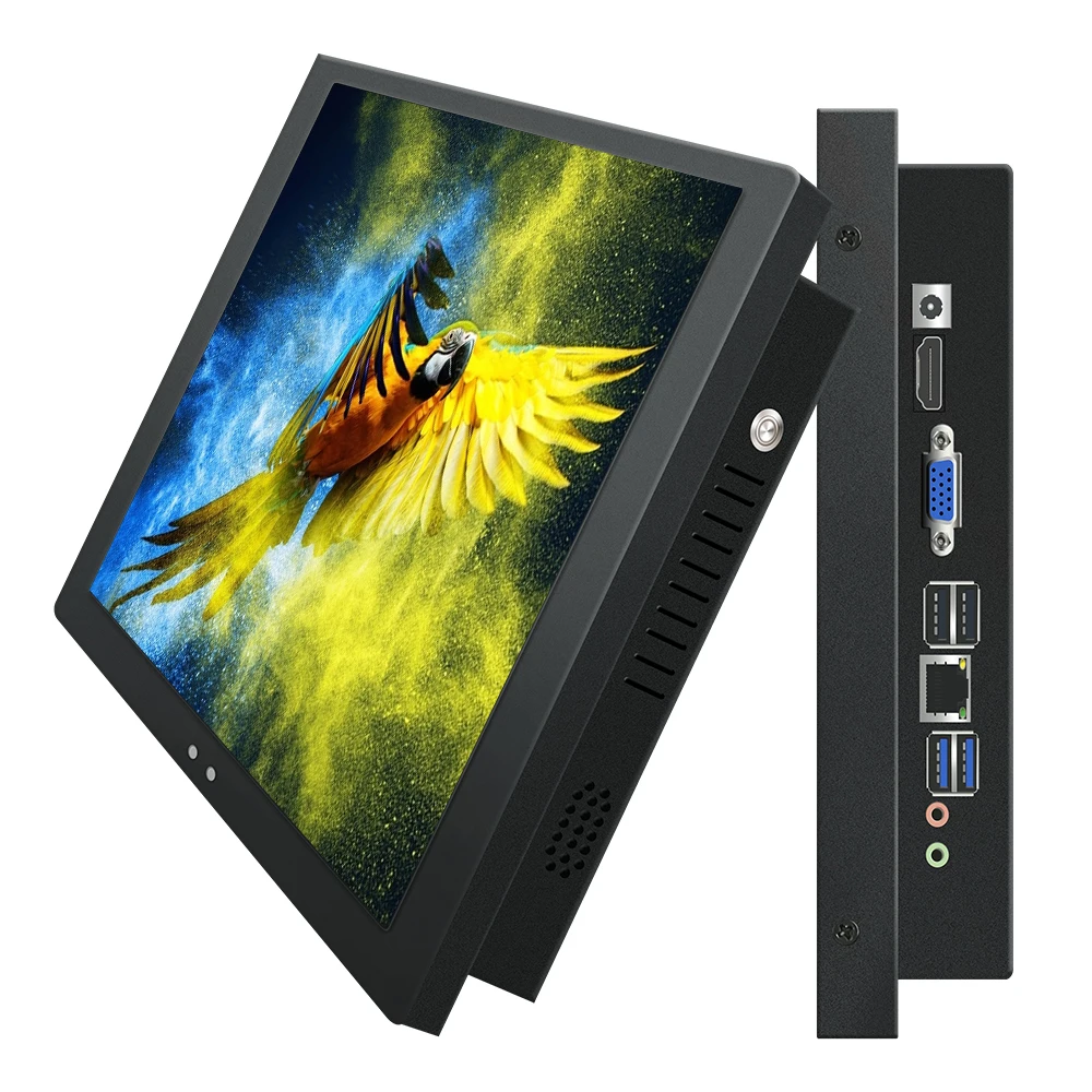 10.4 Inch Mini Computer Industrial Tablet All in one PC Panel with Resistive Touch Screen Win10 Pro Linux System Built-in Wifi