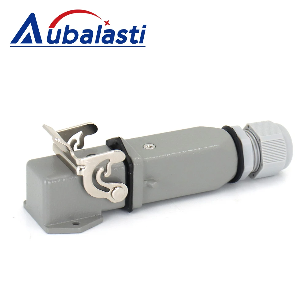 Aubalasti Square 5Core Air Cooled Spindle Motor Heavy Duty Connector Aviation Plug for CNC Spindle