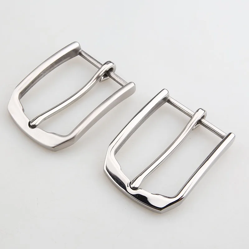 1pcs Metal 35mm Stainless Steel Belt Buckle For Men Single Pin Belt Half Buckle Fit For 32mm-34mm