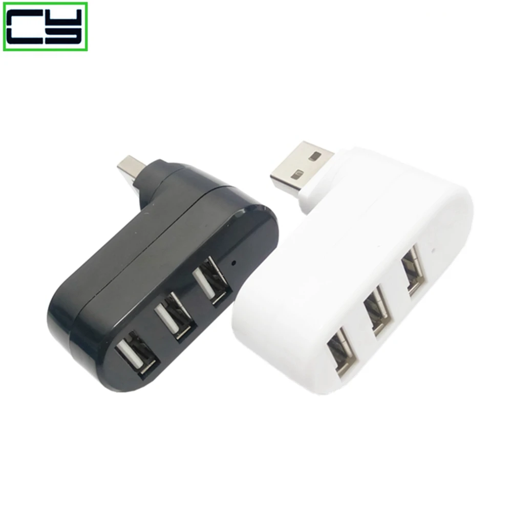 3 Port Multi 2.0/3.0 USB Hub Mini USB Hub High Speed Rotate Splitter Adapter For Laptop Notebook For PC Computer accessories