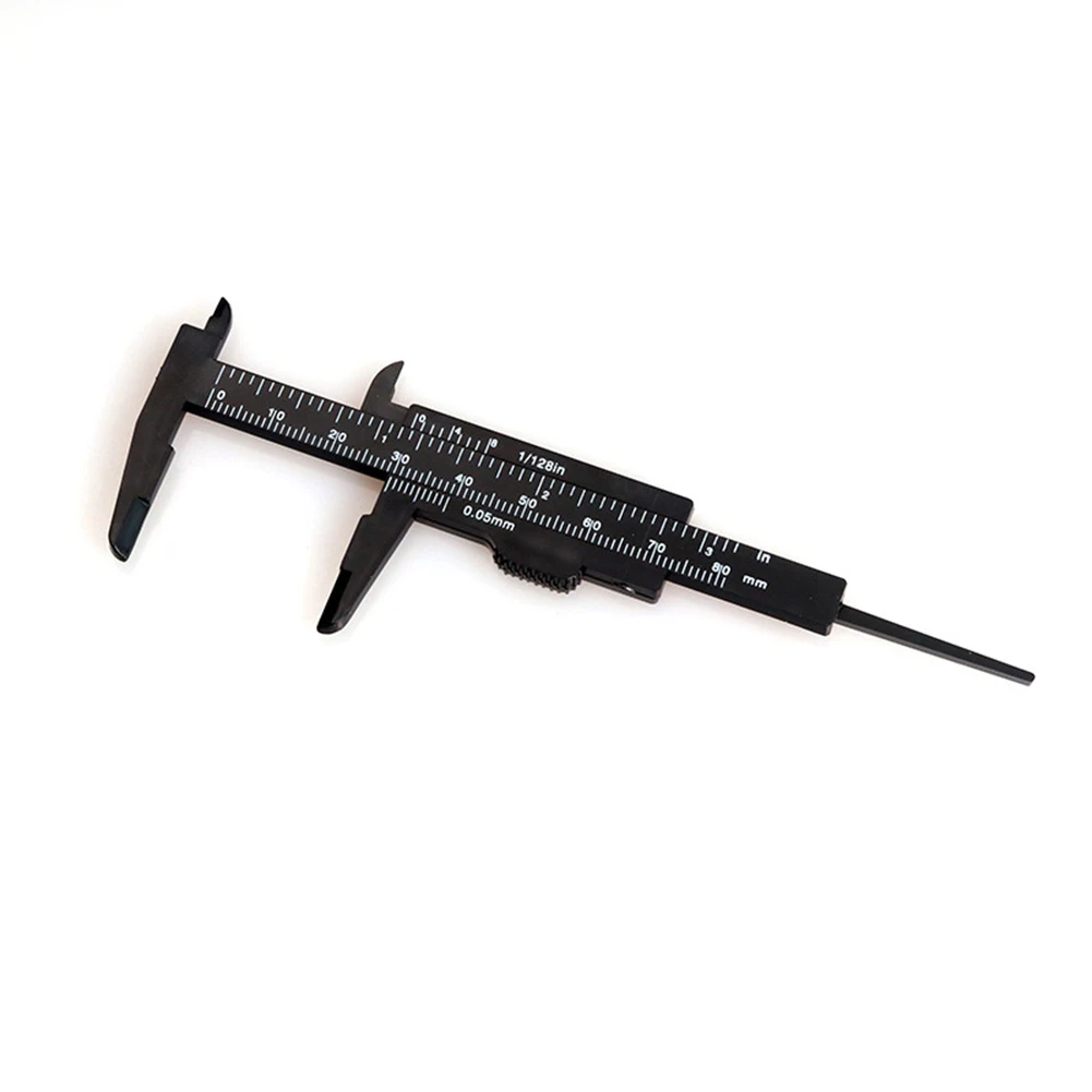 Micromètre à pied à coulisse à Double échelle, Mini outil de mesure du diamètre, Gadget pour le travail du bois, mesure de la profondeur, 80mm