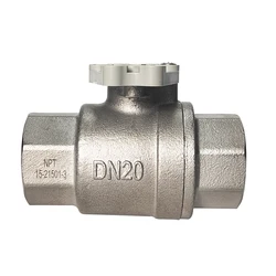 DN20 stainless valve body Full bore size with BSP thread or NPT thread 3/4