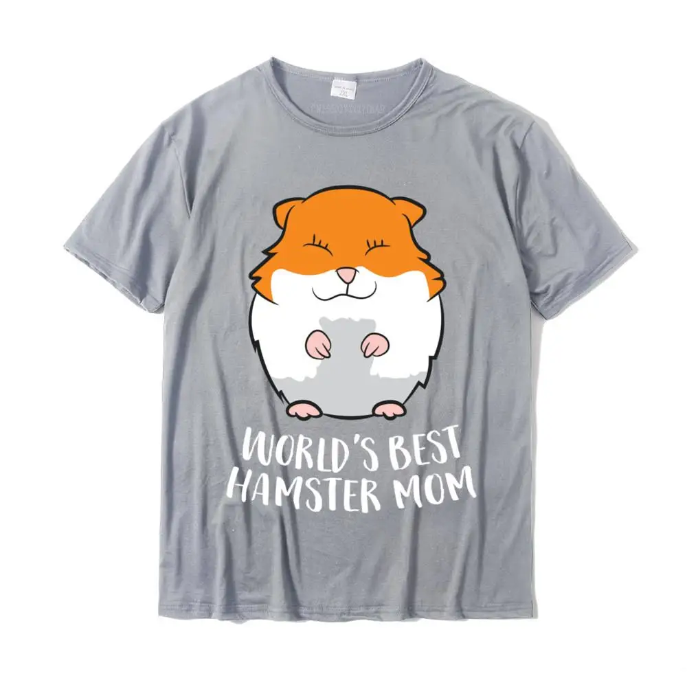 World's Best Hamster Mom Funny Hamster Mom Gift Camisas Xmas Funky Mens Tops T Shirt Europe T Shirt Cotton Leisure