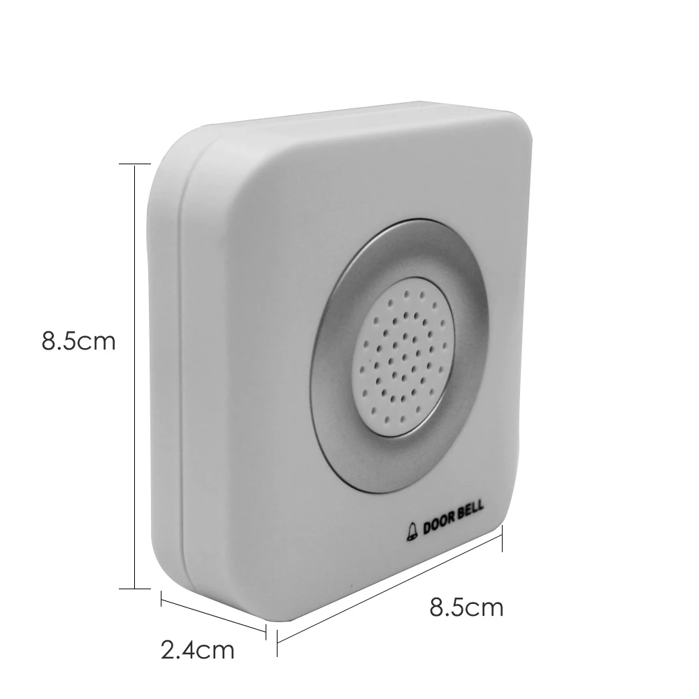 12V Wired Doorbell 4 Core Wire Access Control System for Home Hotel External Door Bell Door Hardware Home Improvement