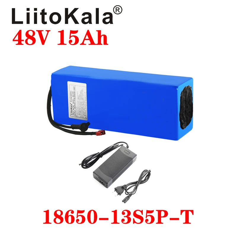 Imagem -05 - Liitokala-e-bike Bateria Kit de Conversão de Bicicleta Scooter Bafang 1000w Xt60 Plug 48v 15ah 18650