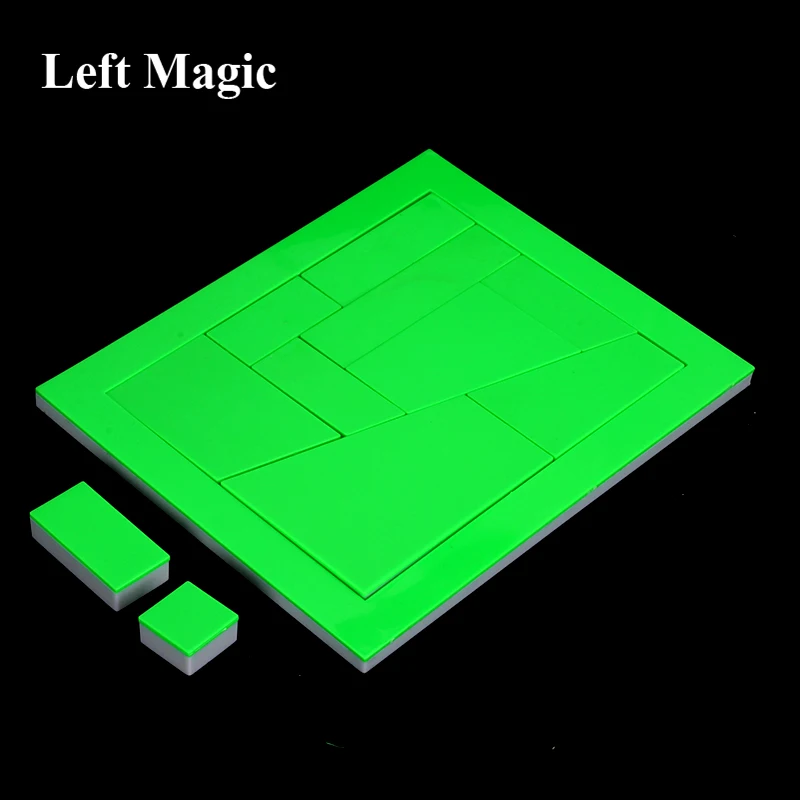 Plastic Miracle Block Area Never Change Magic Building Block Magic Tricks Sets Props Toys Perpetual Puzzle by Teny