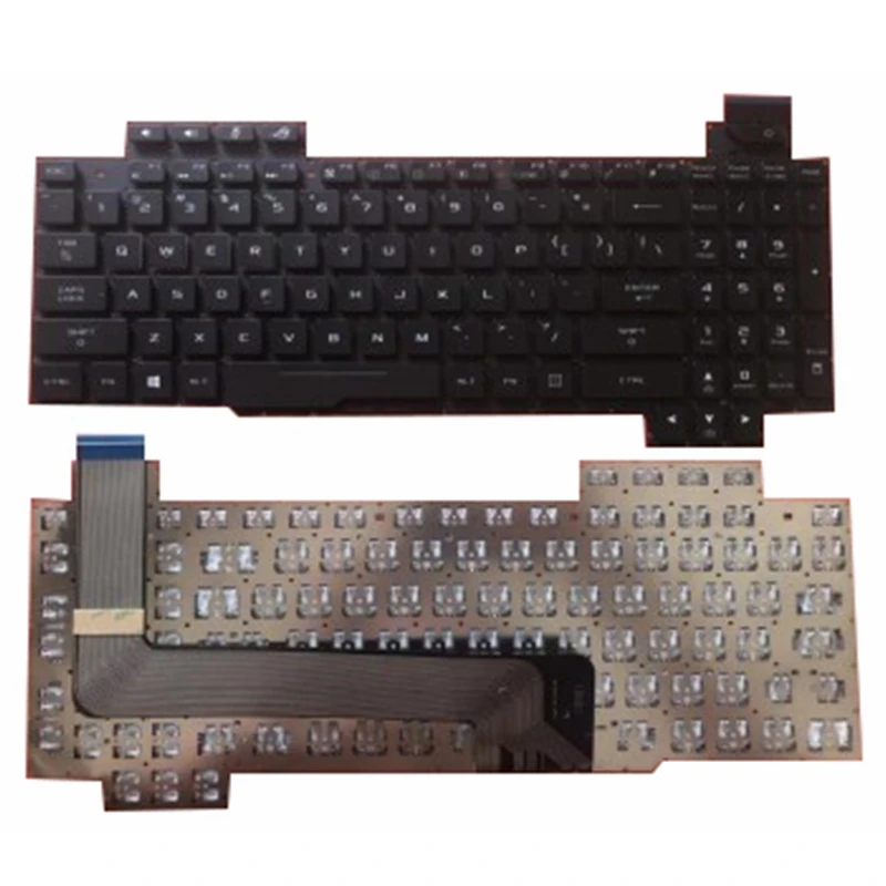Imagem -02 - Teclado para Asus Rog Strix Gl703 Gl503v Gl503vd