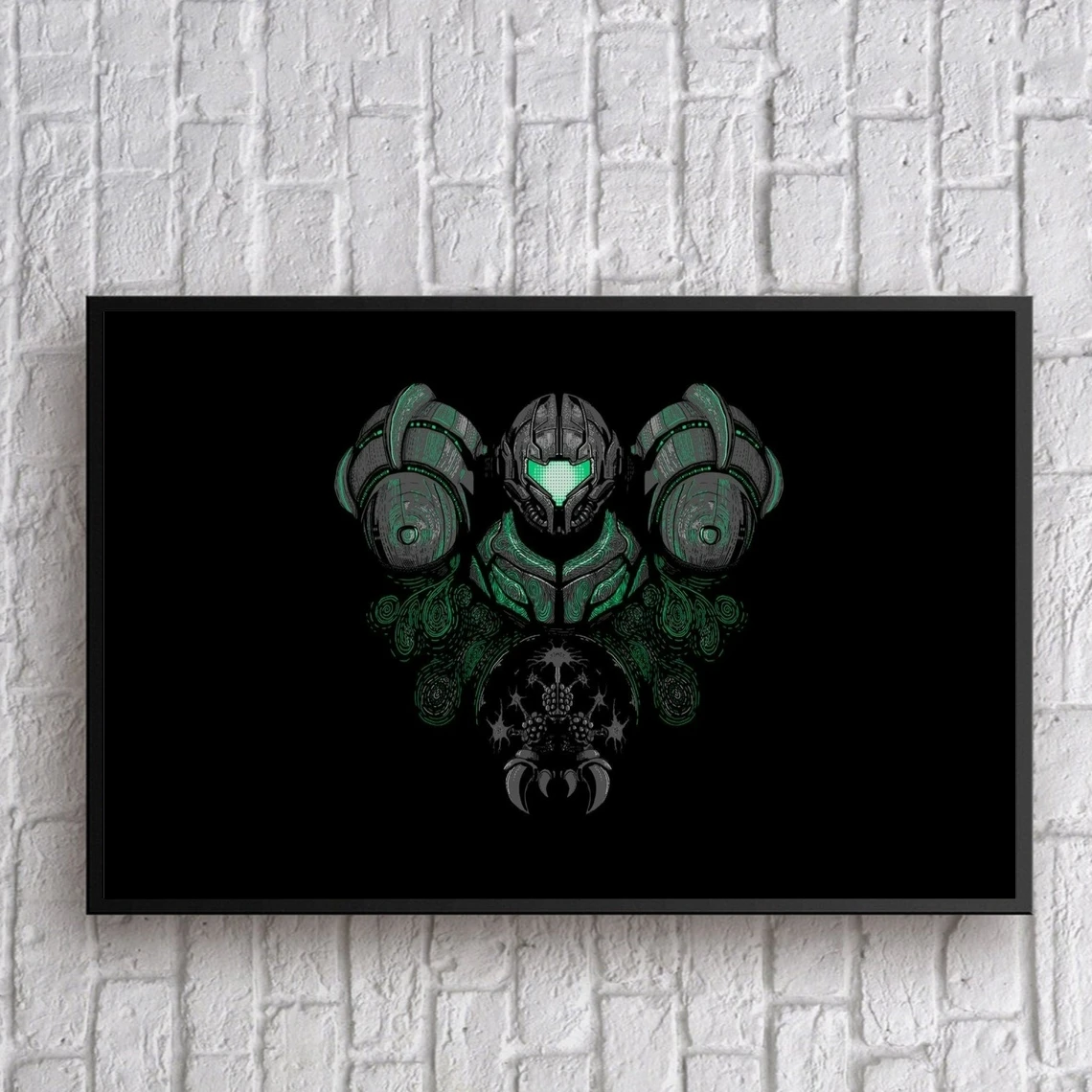 Metroid Game Poster Home Decoration Wall Painting (No Frame)