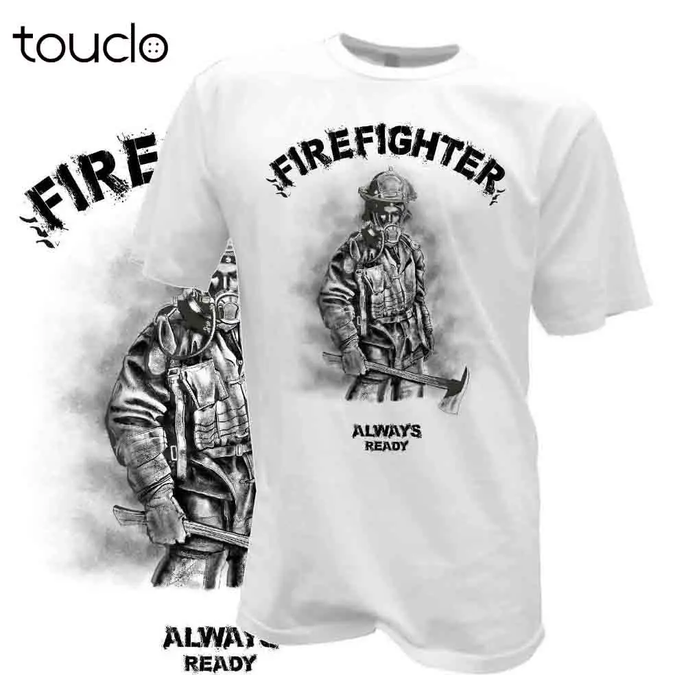 New Men Summer Style T-Shirt Firefighter Cult Shirt Fireman Firefighter Rescue Service Funny Tee Shirt Ideas