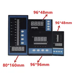 DC 4-20mA Input Water Liquid Level Pressure Controller Meter Gauge w 4 Ways Relay and DC24V Output LPG Level Sensor