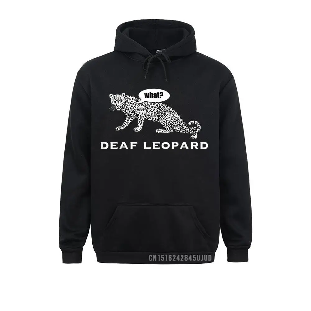 

Deaf Leopard Music Band Pun Funny Joke Nerd Apparel Hoodies For Men 3D Style Sweatshirts Winter Brand New Hoods Long Sleeve