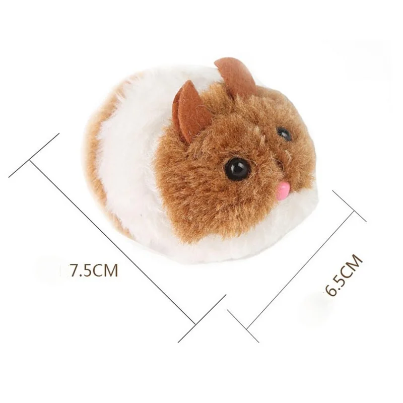 Automatic Movement Little Mouse Plush Toy for Cats and Dogs, Interactive Pet Toys, Tongling Mouse, Moving