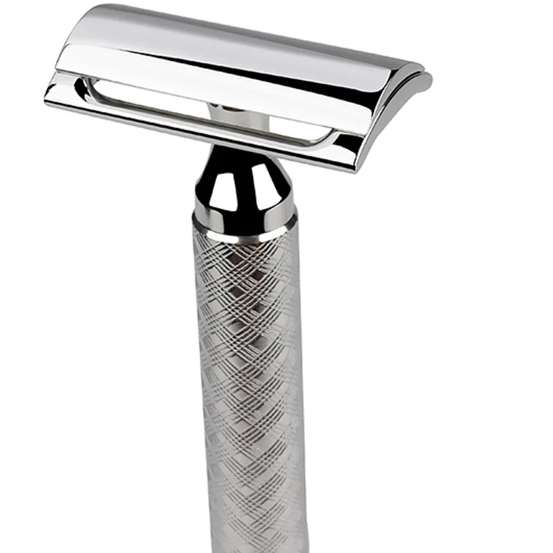 CNC 316 Stainless Steel Double Edge Safety Razor Metal Men Shaving Manual Shavers