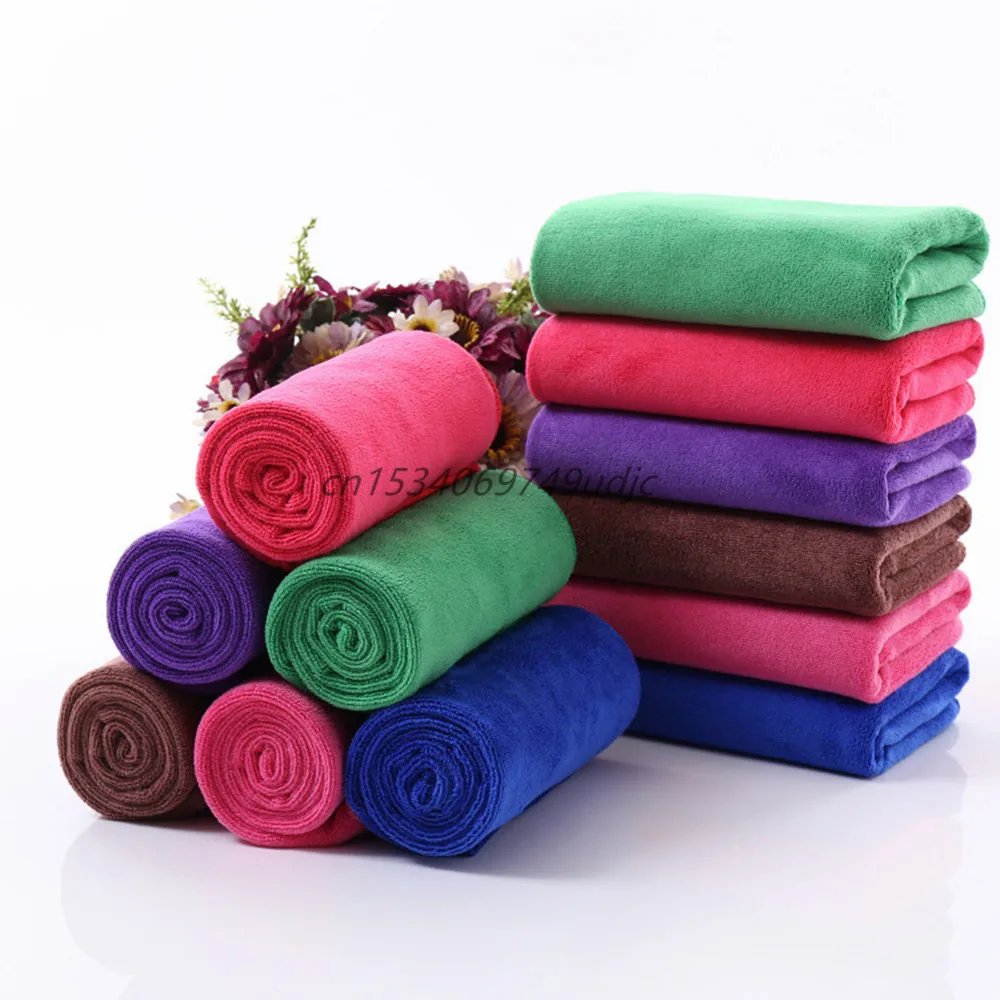 10PCS Super Microfiber Soft Car Cleaning Towel Auto Accessories Motorcycle Washing Glass House Cleaning Towel 420GSM