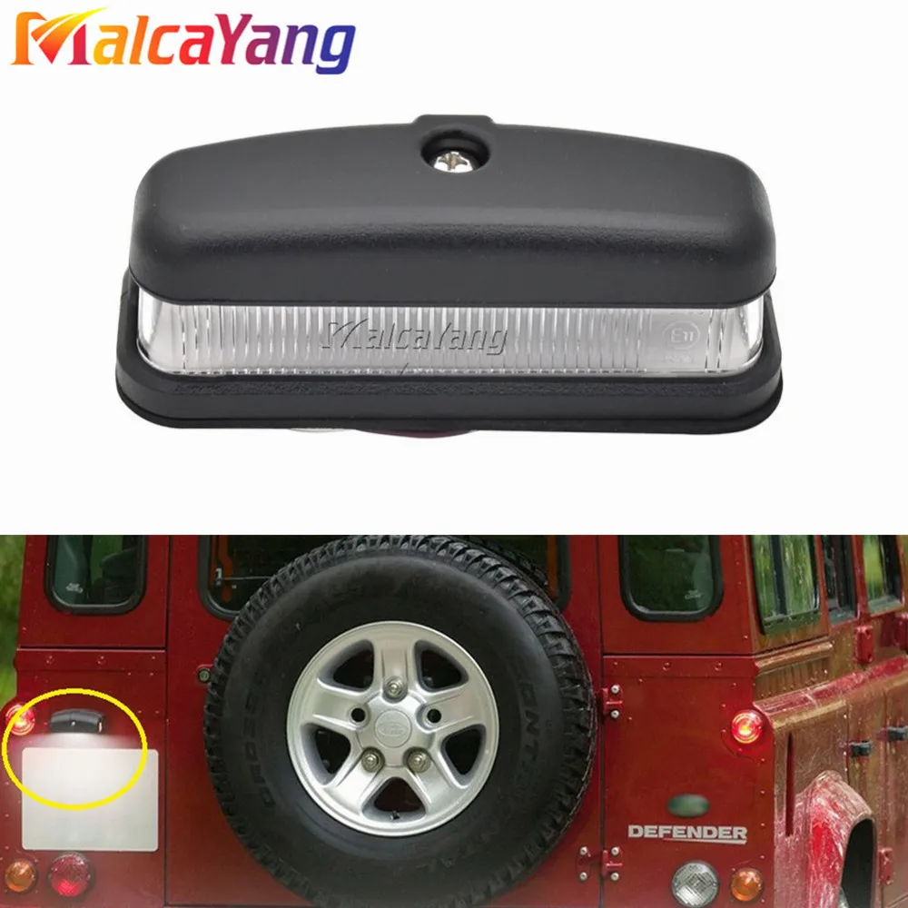 For Land Rover Defender 90 110 130 Series 2 2A 3 LED Number License Plate Light Lamps XFC100550 PRC7255 Car Accessories