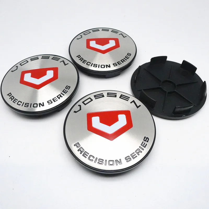 4pcs 68mm 62mm For VOSSEN Wheel Center Cap Hubs Car Styling Emblem Badge Logo Rims Cover 65mm Stickers Accessories