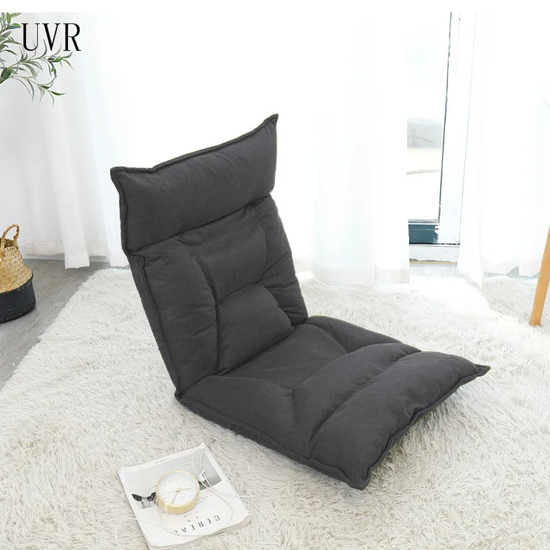 UVR Single Small Sofa Lazy Sofa Tatami Bed Dormitory Computer Chair Bedroom Balcony Bay Window Chair Floor Office Chair Reading