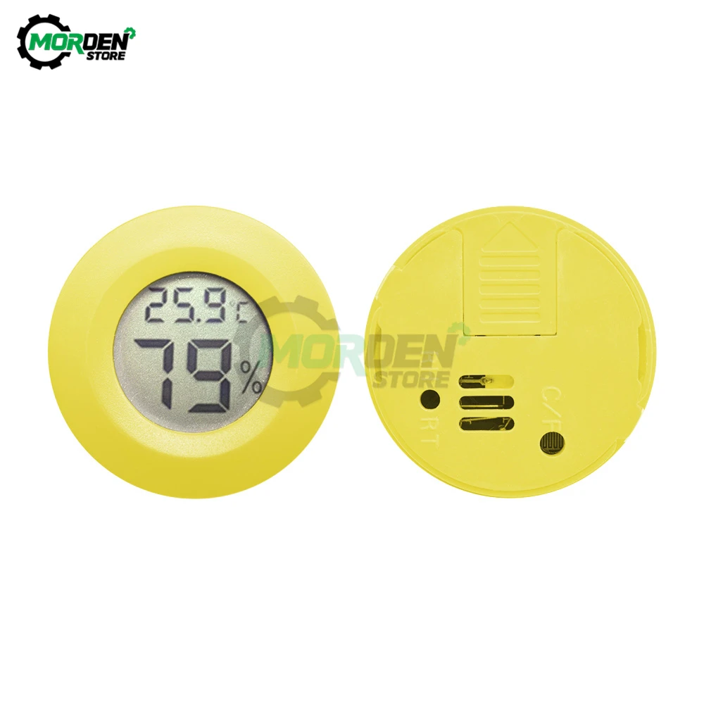 Household Mini LCD Digital Thermometer Hygrometer Fridge Freezer Temperature Humidity Meter Detector Indoor Thermometer For Car