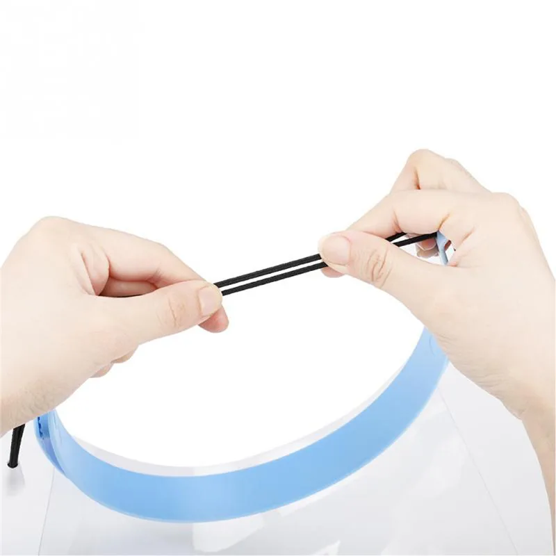 Dental Protective Face Dental Face Shield with 10pcs Detachable Face Shield Anti-Fog Dustproof Replacement Covers Dentist Tools