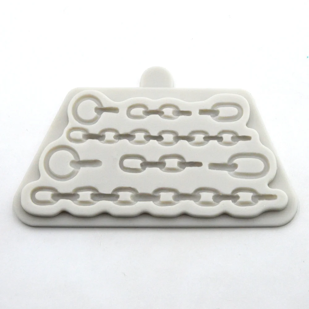 Luyou 1pc Chain Cake Tools Silicone Cake Molds Fondant Moulds Cake Decorating Tools, Pastry Kitchen Baking Accessories  FM1940