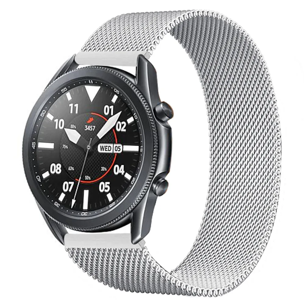 Milanese Loop Band For Amazfit Bip S strap Stainless Steel for Samsung galaxy watch 46mm gear s3 Bands 20mm 22mm 18mm 24mm 23mm