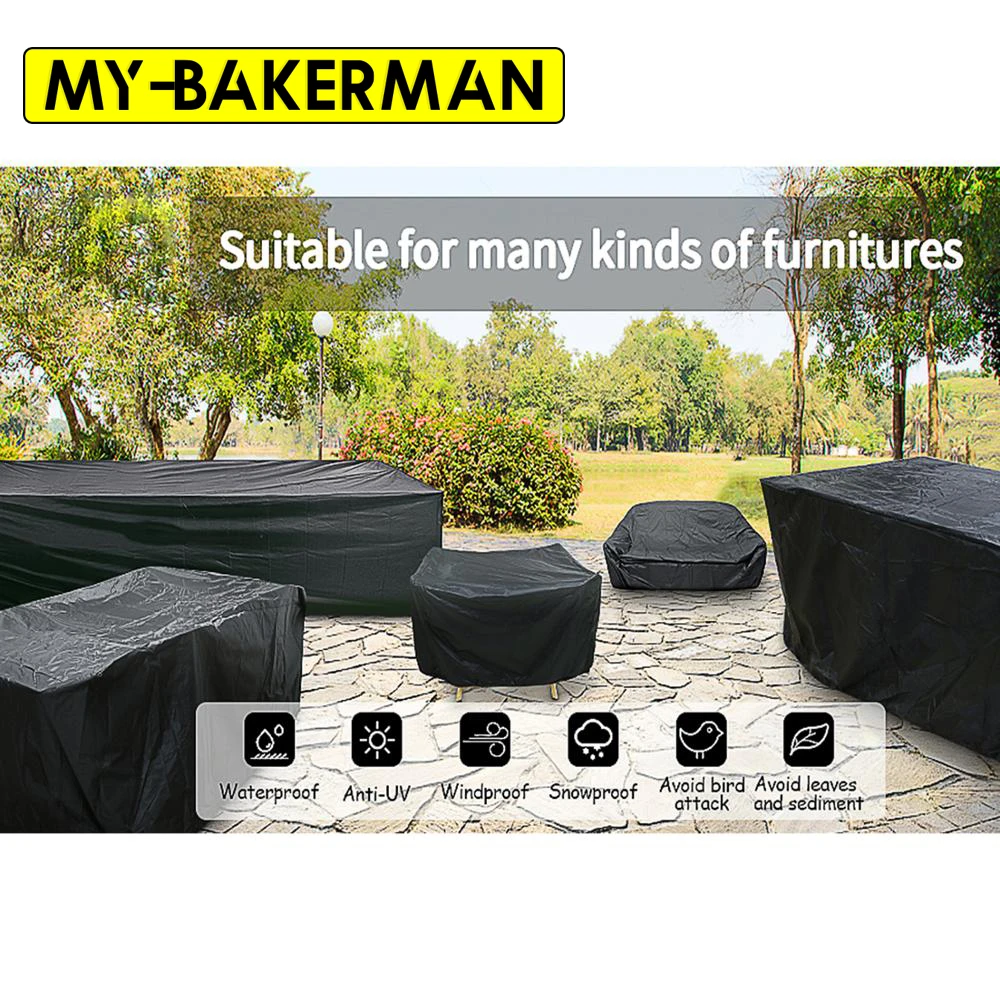 75 Size Waterproof Outdoor Patio Garden Furniture Covers Rain Snow Chair covers for Sofa Table Chair Dust Proof Cover