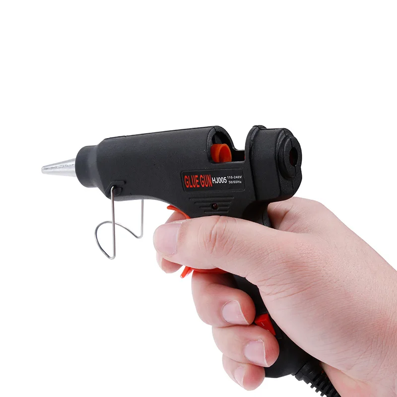 Hot Melt Glue Gun With 7mm*100mm Glue Stick 20W Mini Guns Thermo Electric Heat Temperature tool DIY Tools for Home