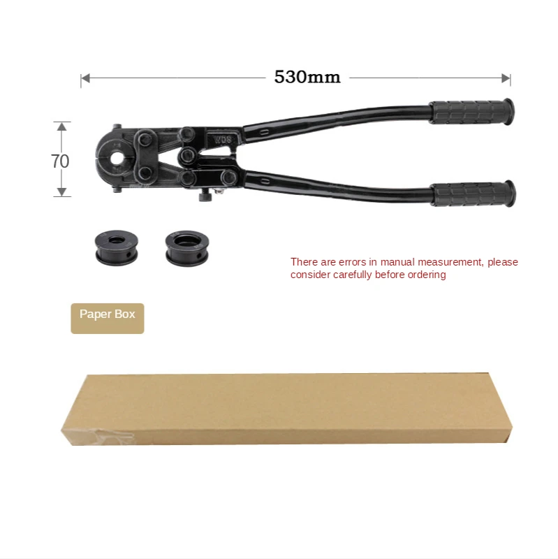 CW-1625 Manual Mechanical Pipe Clamp Wrench Stainless Steel Pipe Vice Pliers For Copper Tube Sleeve Aluminium Plastic