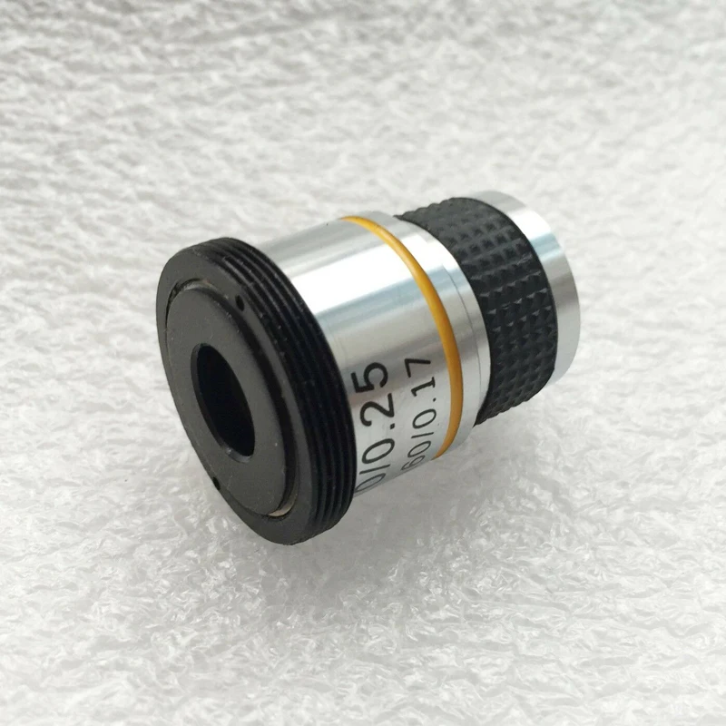 NEW RMS Thread to M25 Adapter for Nikon Leica Microscope Objective Flat