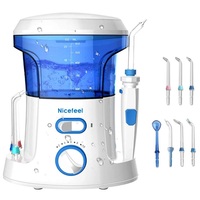 600ML Electric Dental Floss Oral Irrigator for Household Use Portable Tabletop Suitable For 7 Dental Floss Teeth  For Homeuse