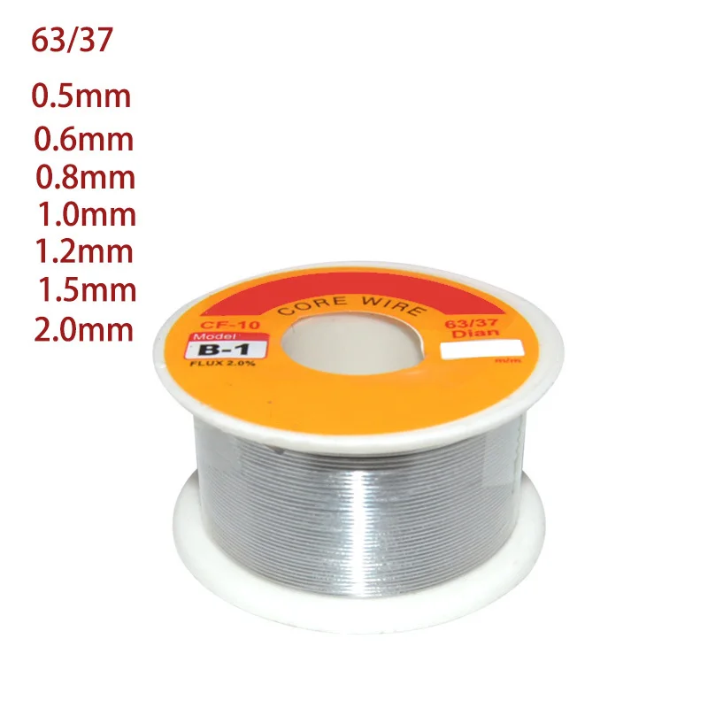 0.8mm 100g Soldering Iron Solder Solder Wire Soldering 63/37 Tin Flux for Welder Iron Wire Reel