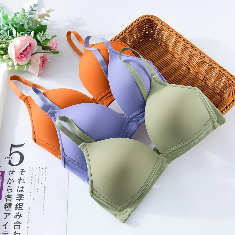 

Women Bra Soft Wireless Sexy Lingerie Fashion Adjusted Seamless Bralette Female Push Up Full Cup Bra Zero Pressure Underwear