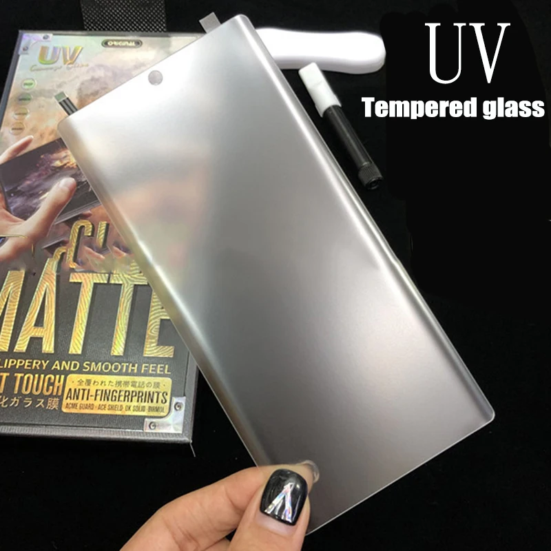 

For Xiaomi 11 Ultra Tempered Glass Xiao mi CC9 Note 10 Pro Anti Fingerprint Screen Protector Mi X4 12 UV Matte Protective Film