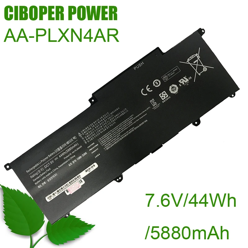 

CP Genuine Battery AA-PLXN4AR 7.6V/44Wh/5880mAh AA-PBXN4AR For 900X3C-A01 900X3D NP900X3C NP900X3D NP900X3E-A03US NP900X3F-K01US