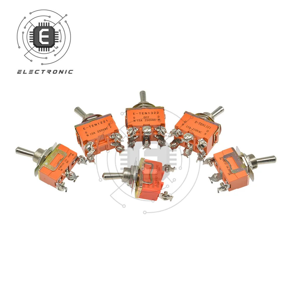 Interruptor de palanca Original, 250V/15A, E-TEN1021/1121/1122/1221/1321/1322, 29x14,5 MM, 31x19,8 MM, en Stock